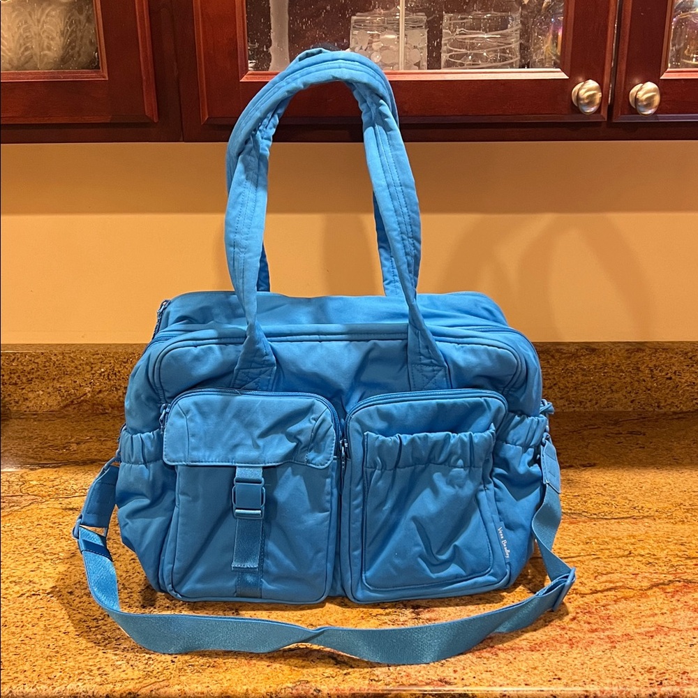 Vera Bradley bright blue tote